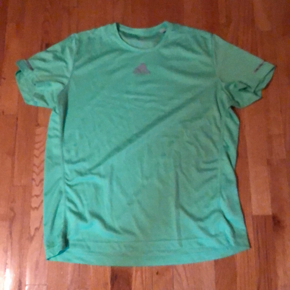 Adidas athletic SS neon green top